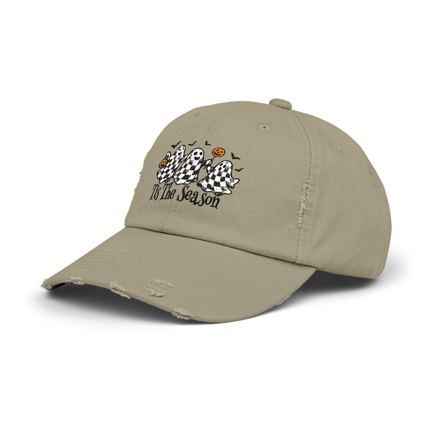 Fall ghost Distressed Cap