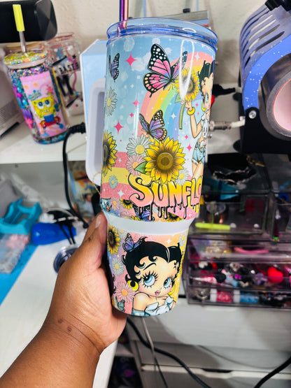 Sunflower Betty 40oz tumbler