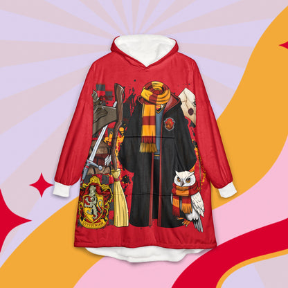 Gryffindor Wizarding Hooded Blanket