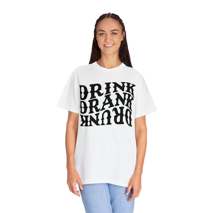 Drunk Unisex Garment-Dyed T-shirt