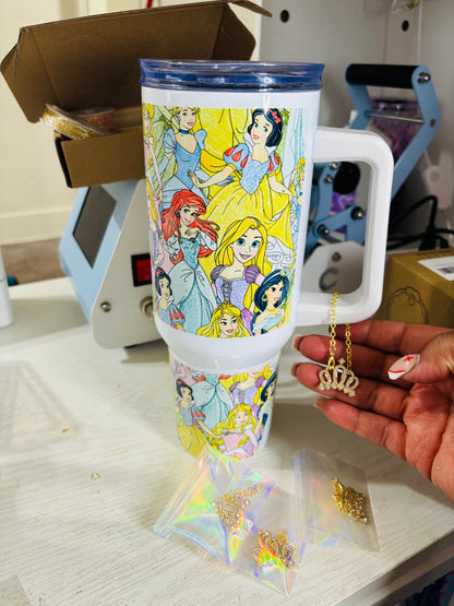 40oz princesses tumbler