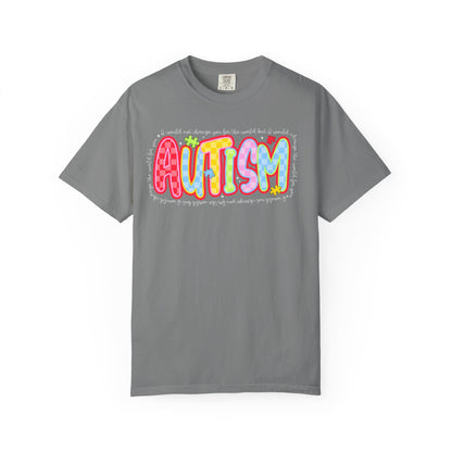 T-Shirt — Colorful 'Autism' Pride Graphic Tee