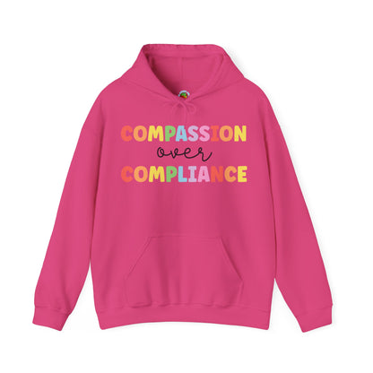 compassion over compliance Unisex Heavy Blend™ Hooded Sweatshirt