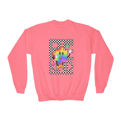 be kind Youth Crewneck Sweatshirt