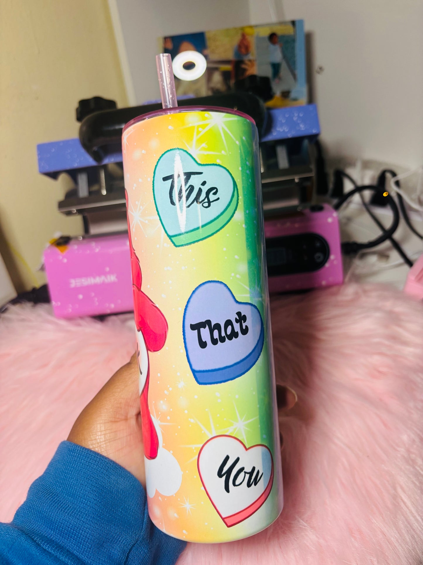 Swear bear 20oz tumbler