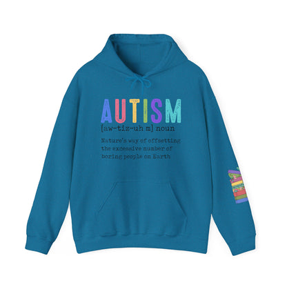 define autism Unisex Heavy Blend™ Hooded Sweatshirt