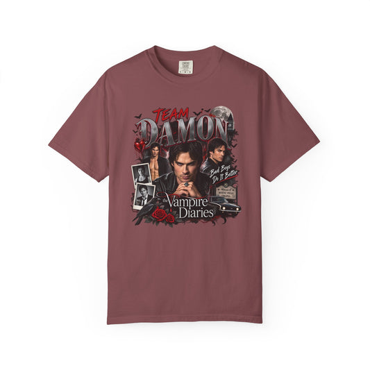 Team Damon Unisex Garment-Dyed T-shirt