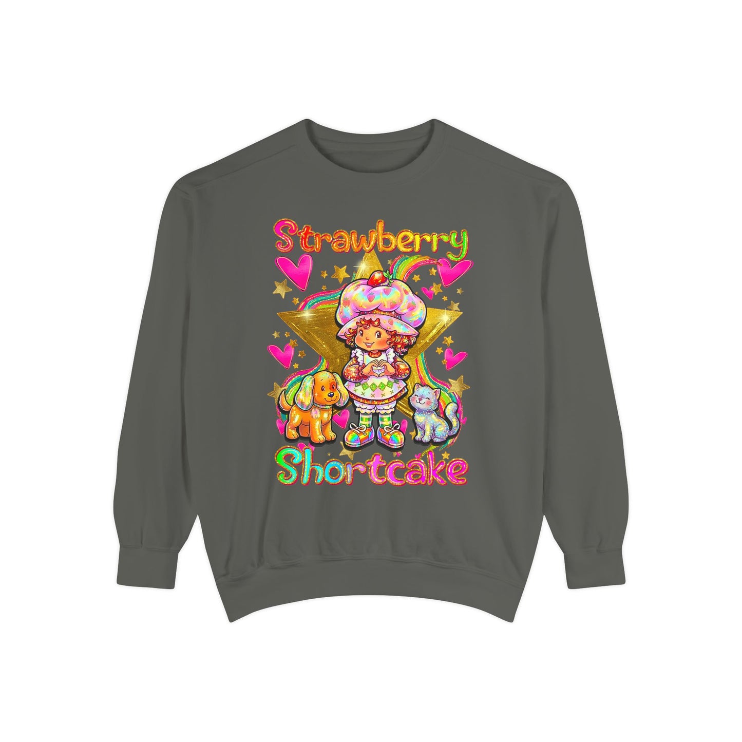 Strawberry Shortcake Sweatshirt — Vintage Cute Character Pullover
