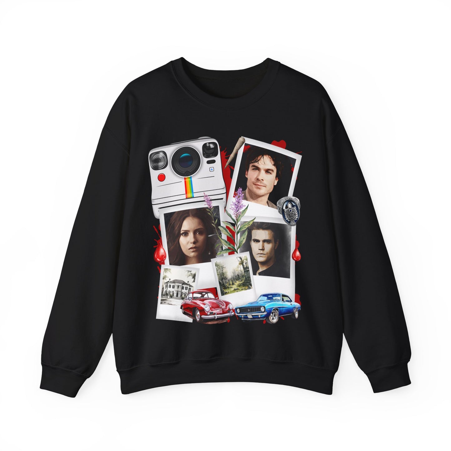 Vampire diaries  Collage Crewneck Sweatshirt