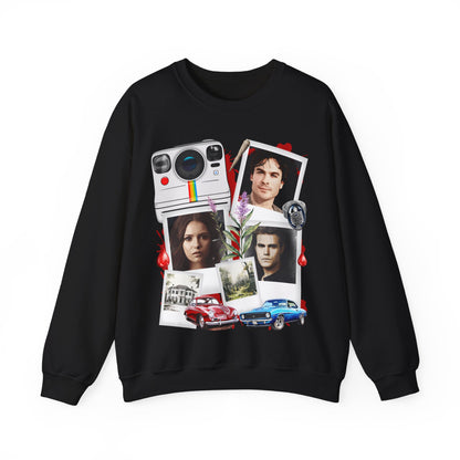 Vampire diaries  Collage Crewneck Sweatshirt