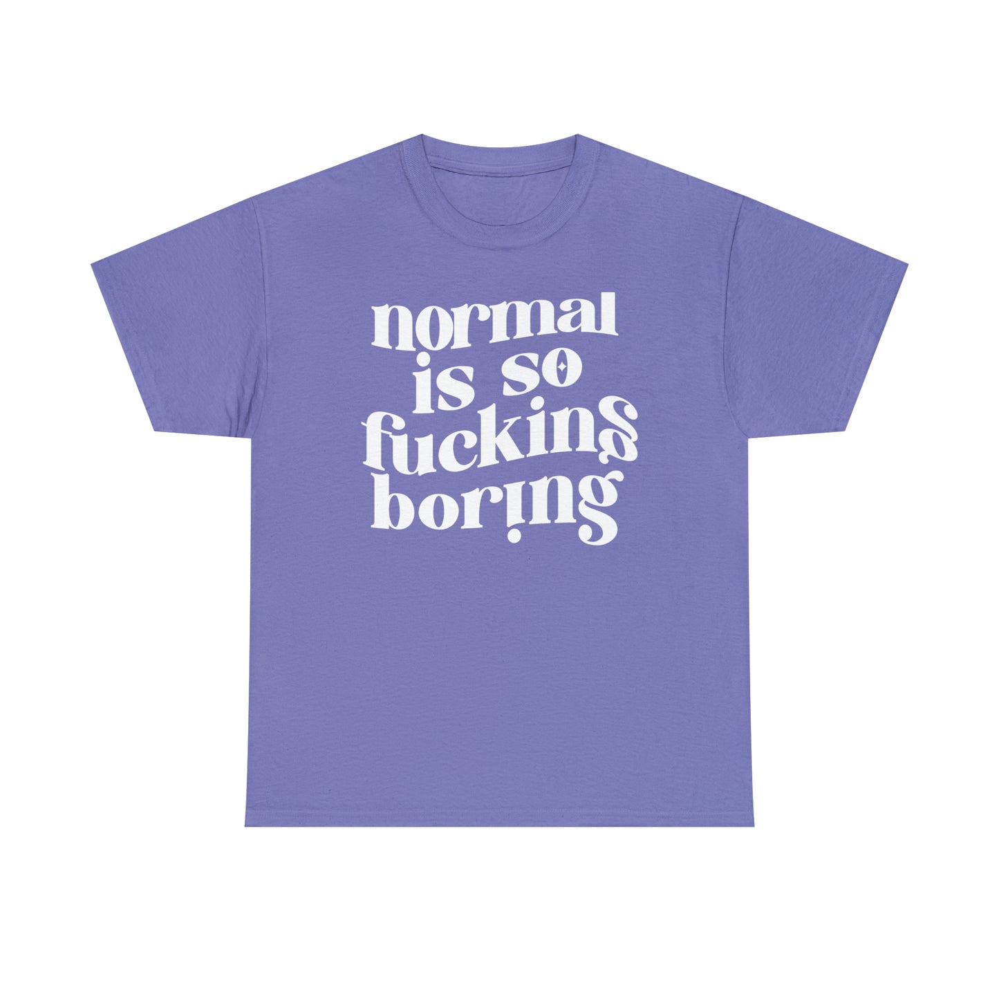 Don't be boring Unisex Heavy Cotton Tee