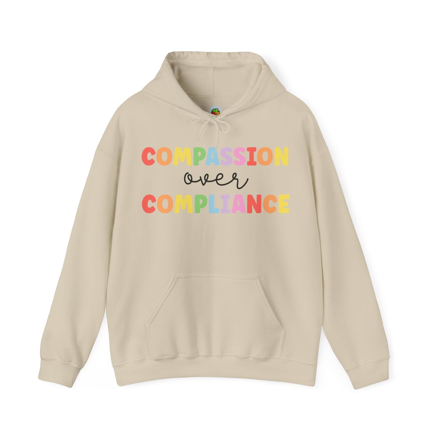 compassion over compliance Unisex Heavy Blend™ Hooded Sweatshirt