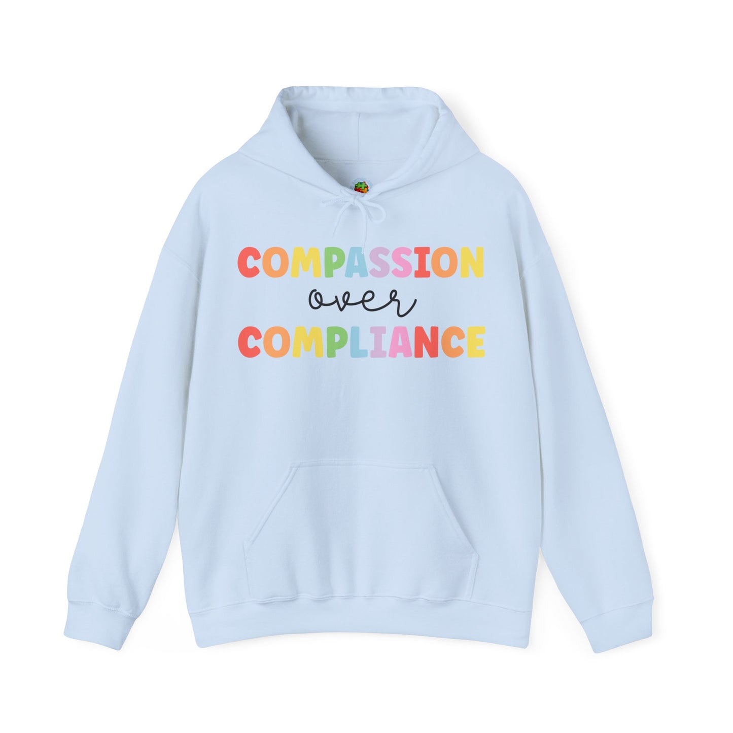 compassion over compliance Unisex Heavy Blend™ Hooded Sweatshirt