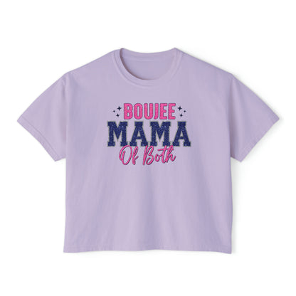 boujee mama of both Women's Boxy Tee