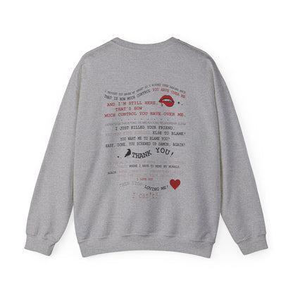 Delena toxic love club Crewneck Sweatshirt