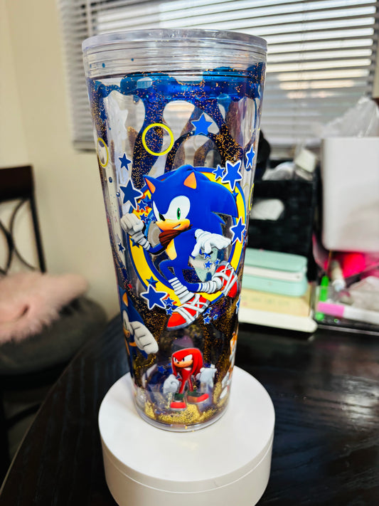 Sonic lava lamp style 24oz acrylic tumbler