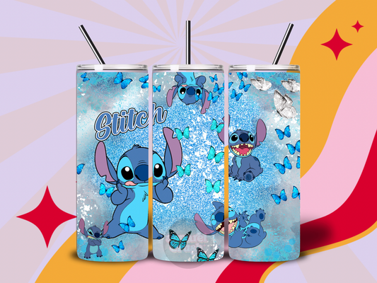 Butterfly stitch 20oz tumbler