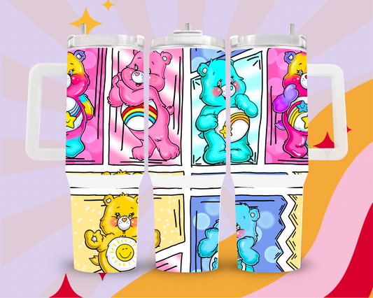 Cute care bears 40oz tumbler