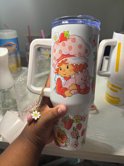 Original strawberry girl 40oz tumbler