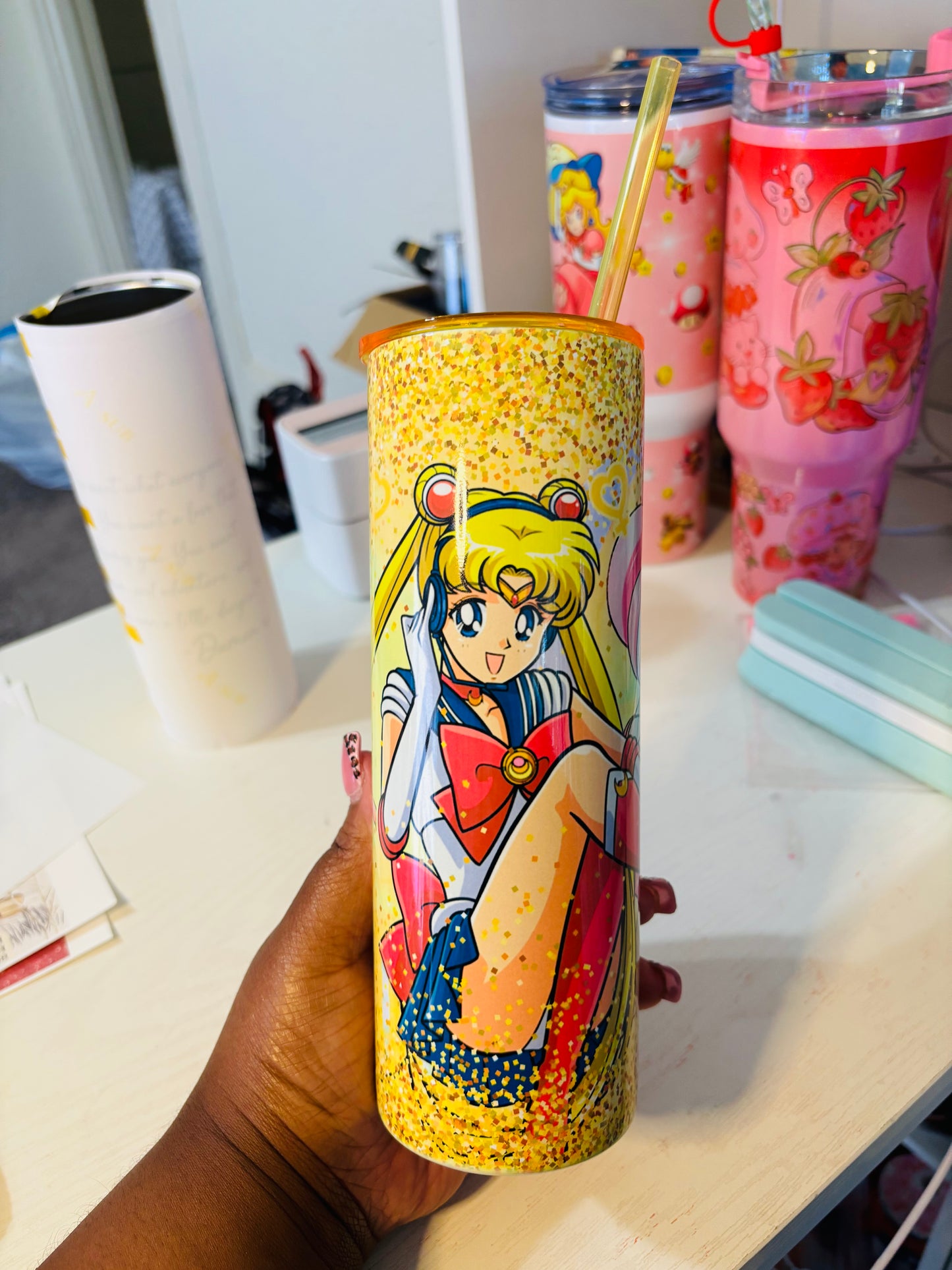 Sailor moon 20oz tumbler