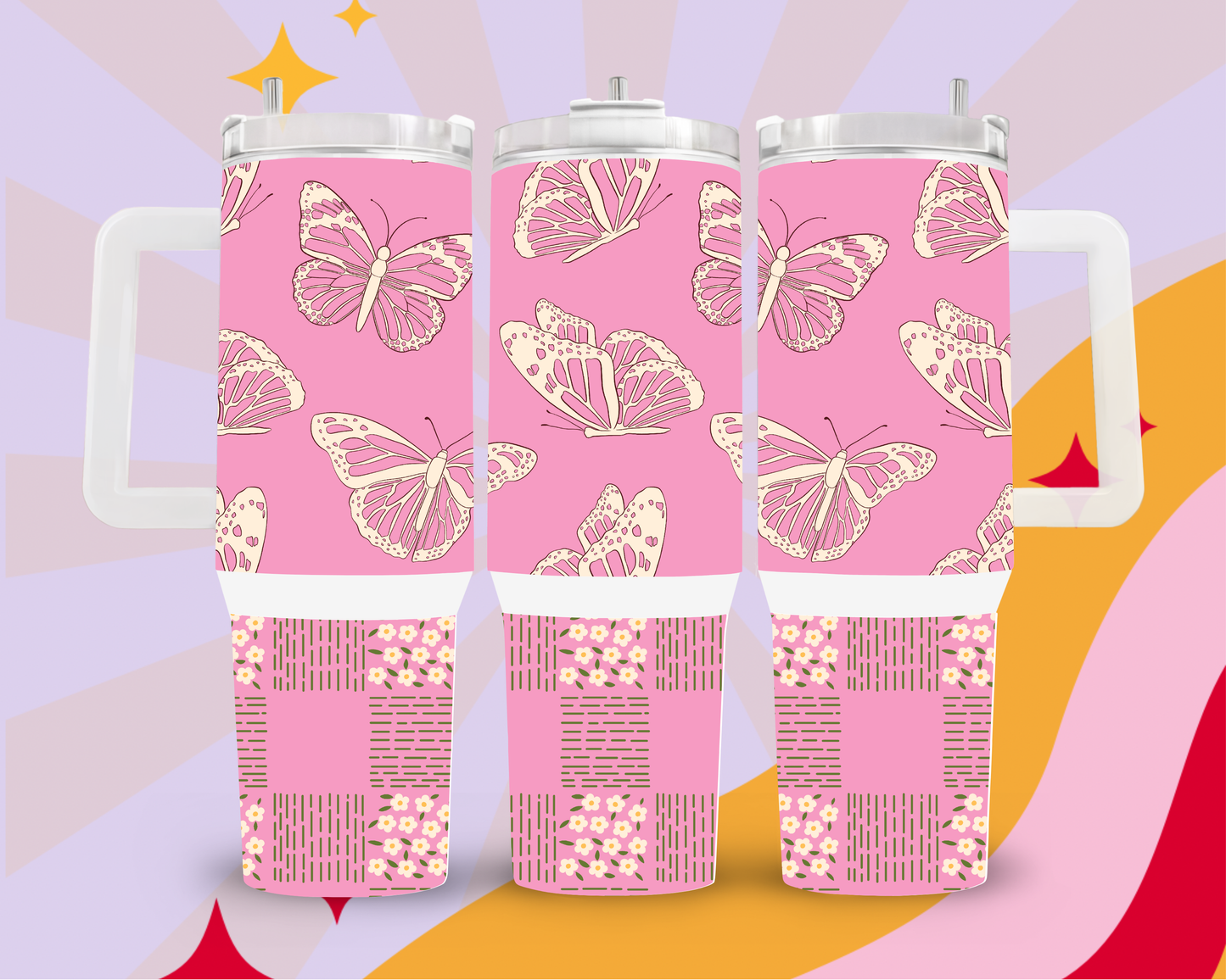 Butterfly meadow 40oz tumblers
