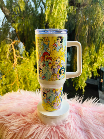 40oz princesses tumbler