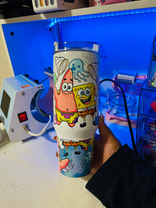 SpongeBob best day ever 40oz tumbler