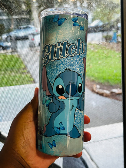 Butterfly stitch 20oz tumbler