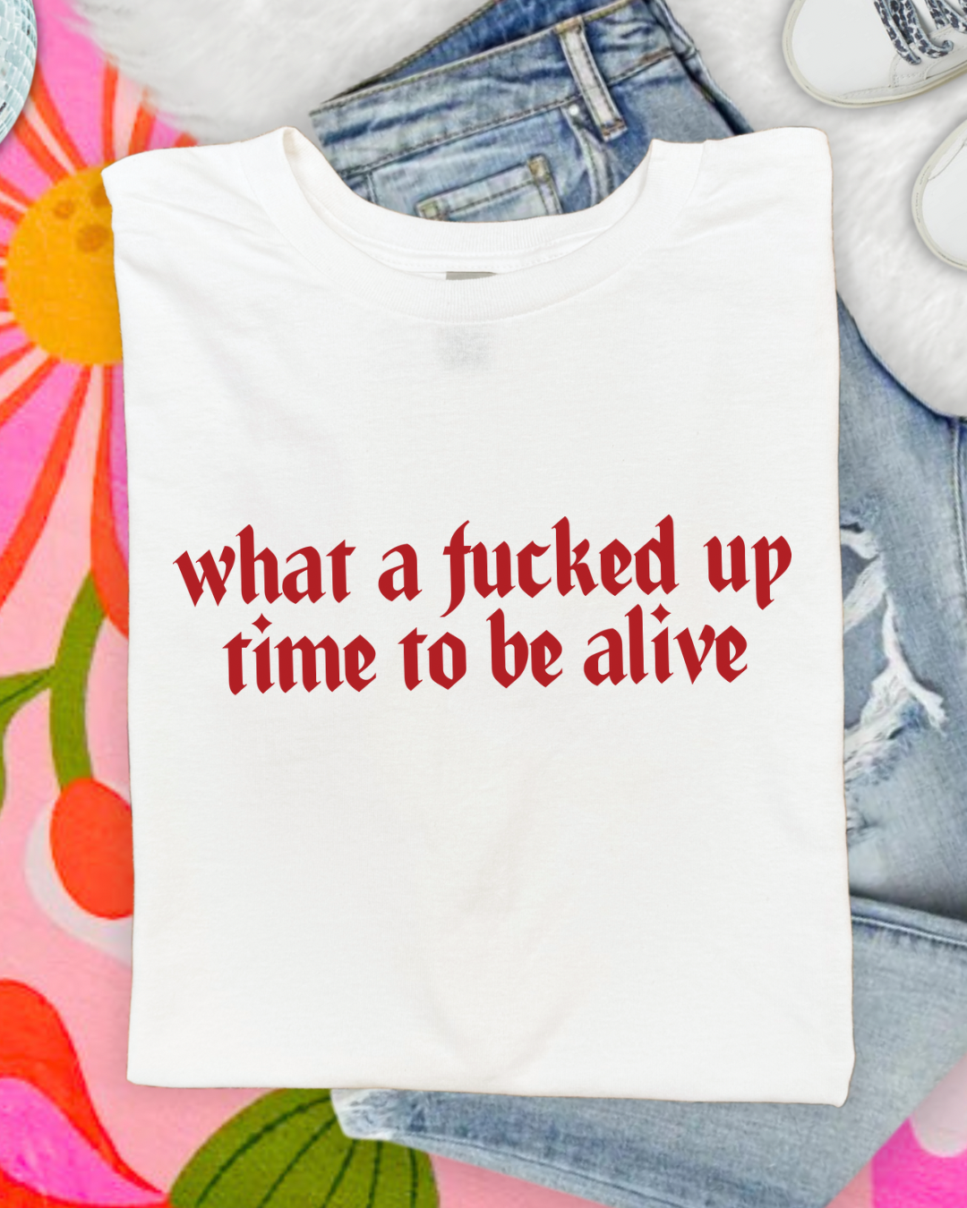 What a time Unisex Garment-Dyed T-shirt