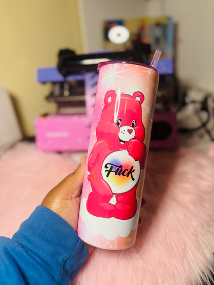 Swear bear 20oz tumbler