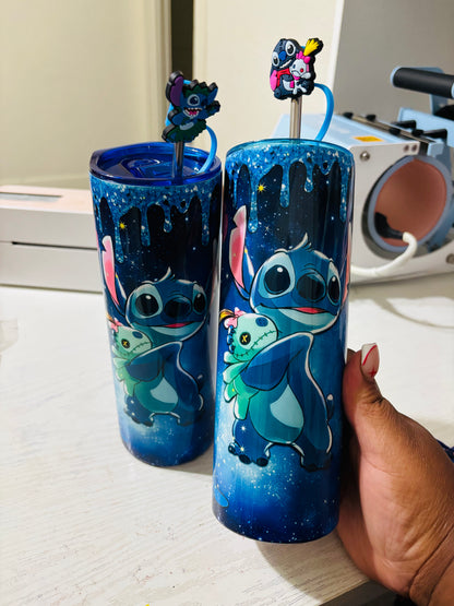 starry night stitch tumbler