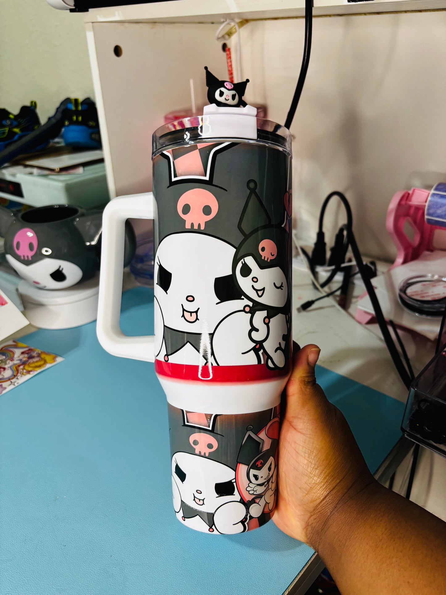 Kuromi & my melody 40oz tumbler