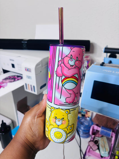 Cute care bears 20 tumbler