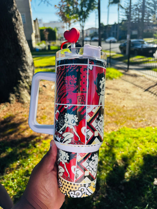 Comic Betty boop 40oz tumbler