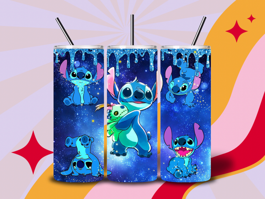 starry night stitch tumbler