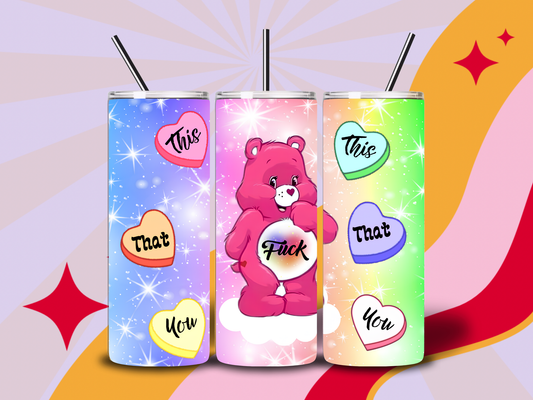 Swear bear 20oz tumbler