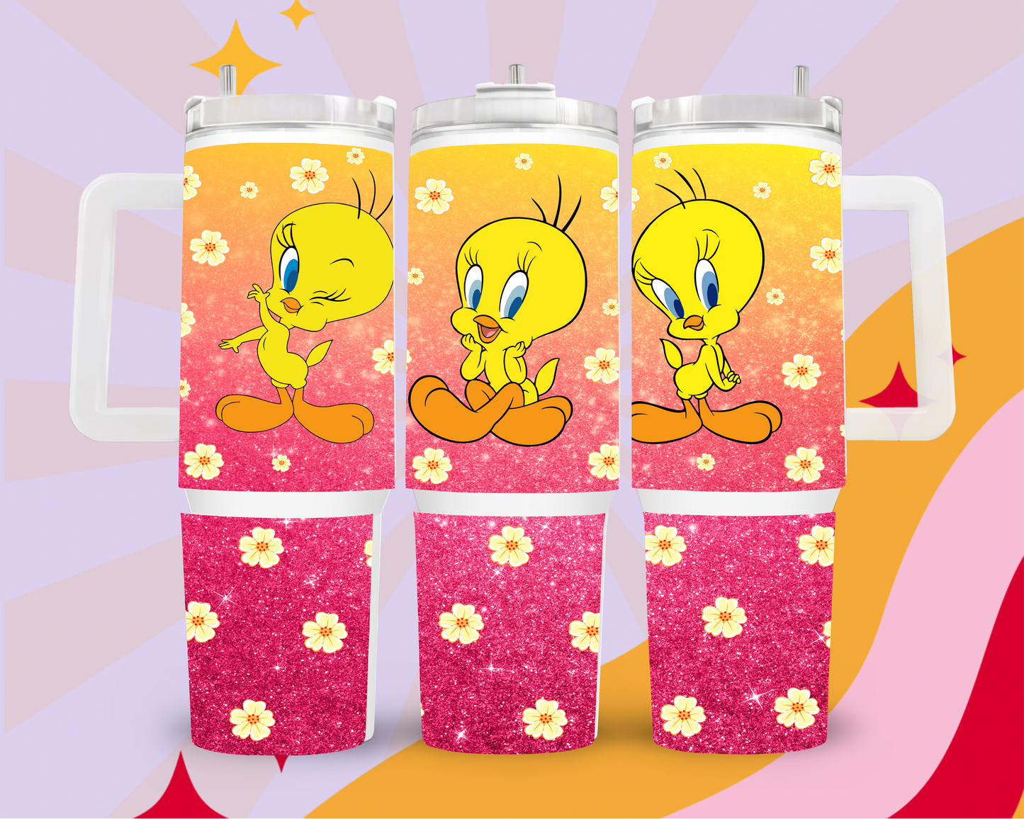 Tweety 40oz tumbler