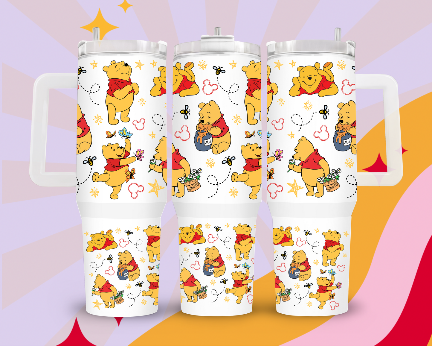 Cute bear 40oz tumbler