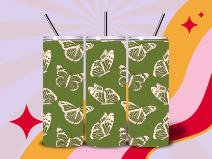 Flutter garden 20oz Tumbler