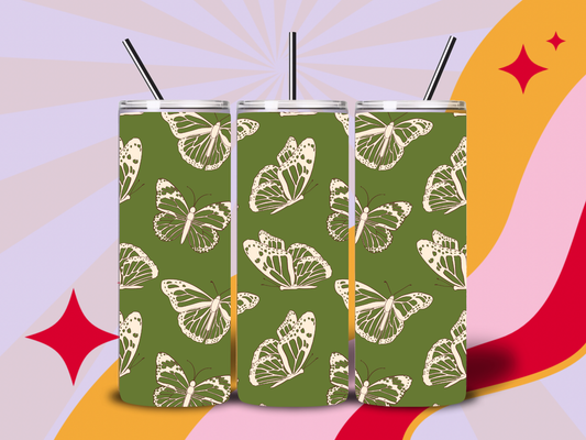 Flutter garden 20oz Tumbler