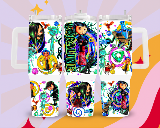 Coraline 40oz tumbler