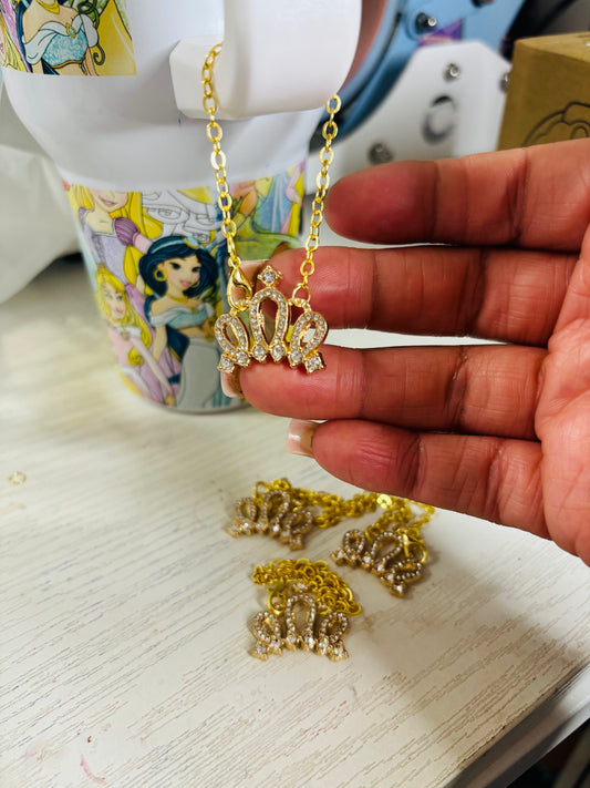 Crown handle chain