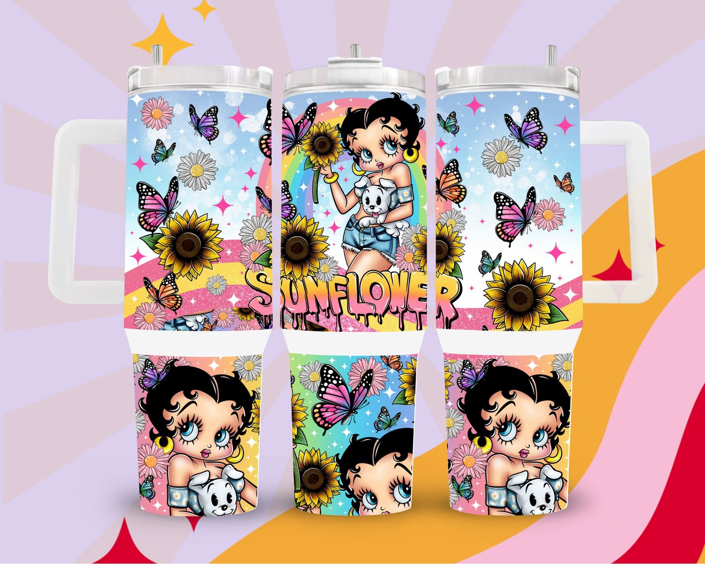 Sunflower Betty 40oz tumbler