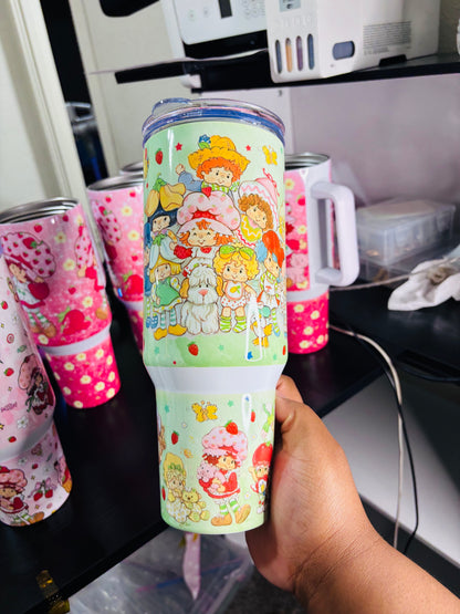 Strawberry and friends 40oz tumbler