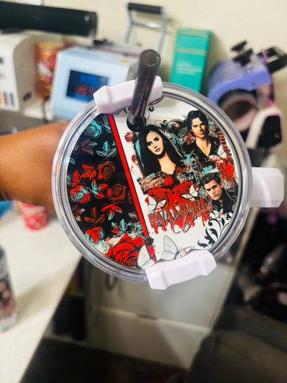 Elena and Salvatore’s 40oz tumbler