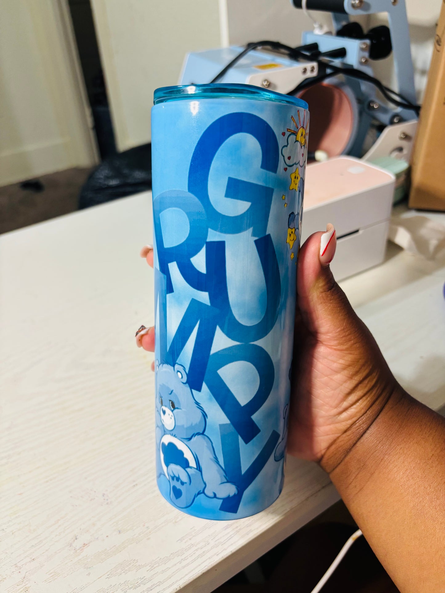 Grumpy 20oz sublimation tumbler