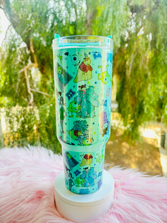 Monster shimmer 40oz tumbler