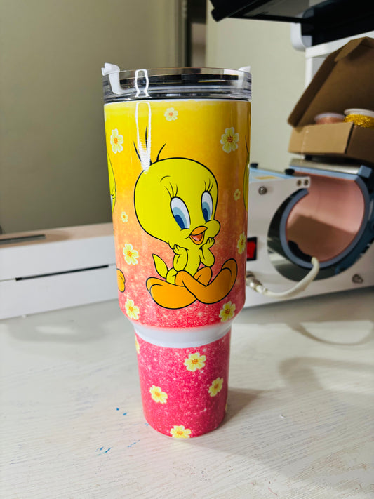 Tweety 40oz tumbler