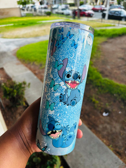 Butterfly stitch 20oz tumbler