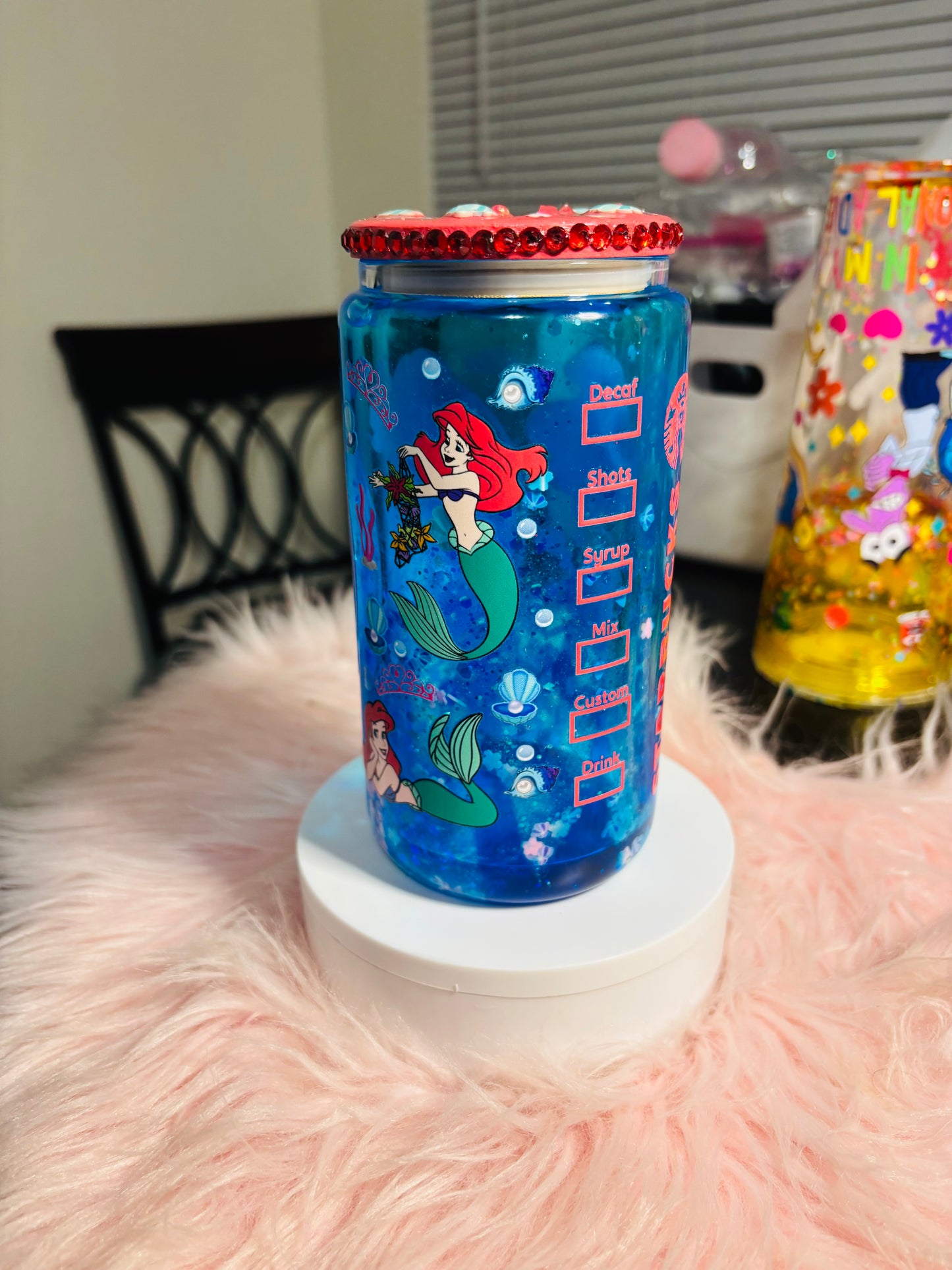 Ariel 16oz snow globe cup